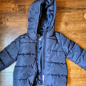 Children's place TCP puffer jacket coat navy girls